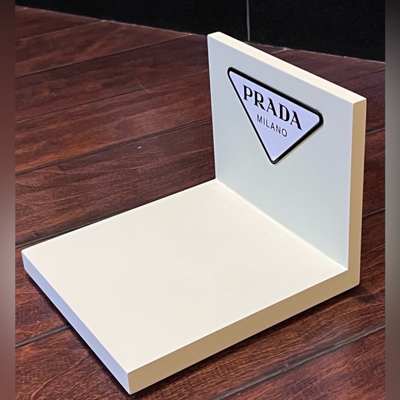 PRADA “L-Shaped” Counter Display Magnetic Logo-BRAND NEW-Retail Branded Display - Picture 4 of 16